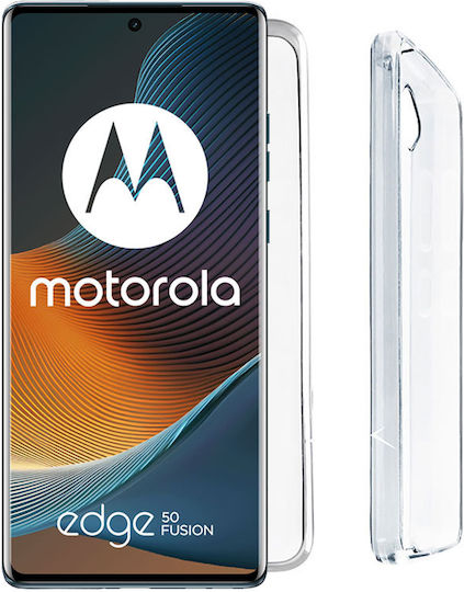 Volte-Tel Slimcolor Air Umschlag Rückseite Silikon Transparent (Motorola Moto Edge 50 Fusion 5G)
