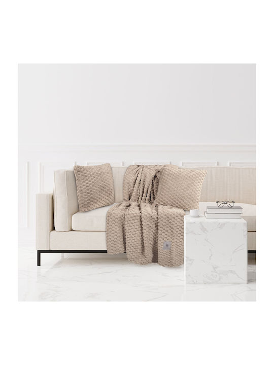 Greenwich Polo Club 3475 Κουβέρτα Fleece Καναπέ 130x170εκ. Taupe