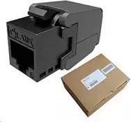 Solarix Keystone Cat6 Utp Rj45 Schwarz Selbstschneidend Sxkj-6-utp-bk-sa