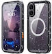 Shellbox 360 Full Cover Silicone / Plastic Waterproof Transparent (iPhone 16)