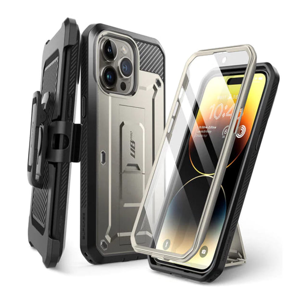 ENCASED Falcon Custodia Per IPhone 15 Con Protezione Schermo Integrata, Grado Militare Antiurto, Nera, Compatibile MagSafe