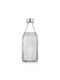 Bottle Water Glass with Screw Cap Transparent 1000ml