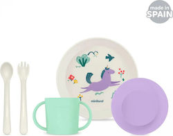 Miniland Plastic Feeding Set 5 Pieces