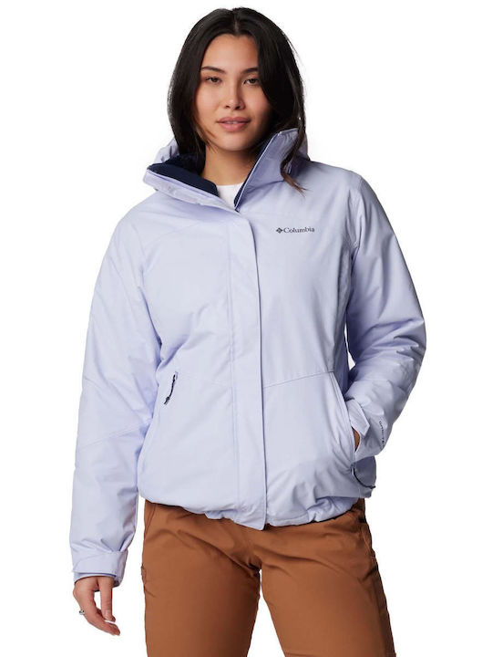 Bugaboo Women's Hiking Short Lifestyle Jacket Waterproof for Winter Blue