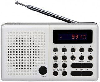 Eltra Tabletop Radio with USB White