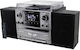 Soundmaster MCD5600SW Πικάπ με Direct Drive και Προενίσχυση Ασημί
