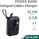 SiiPro SP-103B Power Bank 9000mAh 22.5W Power Delivery Μαύρο