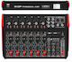 KAL Electronics KG-FM10 Consolă Analogică 10 Canale cu Putere fantomă & 10 Intrări XLR & Bluetooth