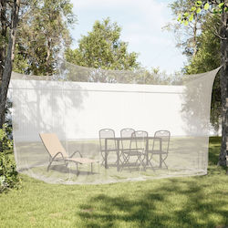 vidaXL Κουνουπιέρα για Camping Κρεμαστή Λευκή 300x300x250εκ.