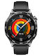 Huawei Watch GT 5 Stainless Steel 46mm Αδιάβροχο με Παλμογράφο (Μαύρο)