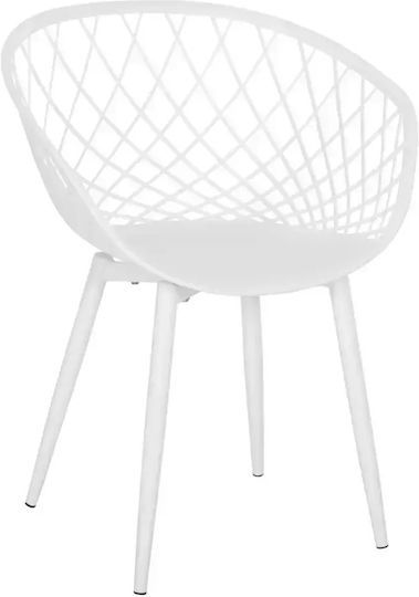Ariadne Stühle Speisesaal White 4Stück 62x54x81cm