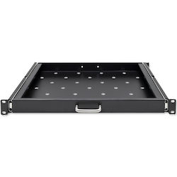Suport Rack Placă Solidă din Oțel Qoltec 600*600 Retractabil Negru