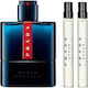 Подаръчен комплект Prada Luna Rossa Ocean Pour Homme Edt спрей 100 мл/2x Edt спрей 10 мл комплект X 120 мл