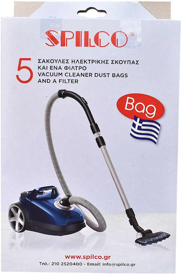 Philips Σακούλες Σκούπας 5τμχ Συμβατή με Σκούπα Philips