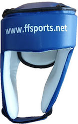 FFSports Căști de box Adulți Față deschisă din piele sintetică Negru