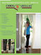 Politishome Pet Friendly Mosquito Net Door with Velcro with Magnetic Clasp Brown 230x140cm