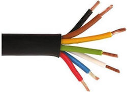 Cabluri De Alimentare Flexibile Cu Diametru 7x1.5mm² Alb 1m 02.05.0023