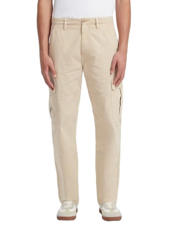 Guess Men's Trousers Cargo Beige