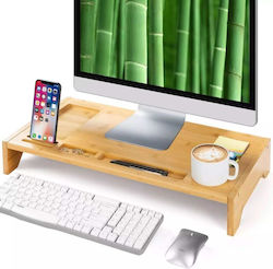 Bamboo monitor stand Schreibtisch Bildschirmständer Bamboo monitor stand Schreibtisch Bildschirmständer