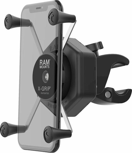 RAM Mount Стойка Мобилен телефон Мотоциклет с регулируемо рамо за на волана