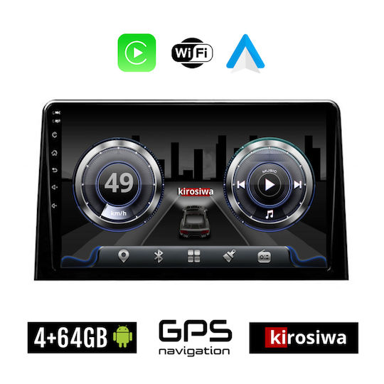 Kirosiwa Car Audio System for Toyota Proace Honda City 2018 (Bluetooth/USB/WiFi/GPS) with Touch Screen 10"