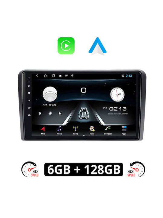 Car Audio System for Ford Tourneo Courier 2014 (Bluetooth/USB/AUX/WiFi/GPS/Apple-Carplay/Android-Auto) with Touch Screen 9"