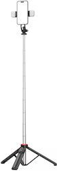 Hurtel Selfie Stick με Bluetooth / Τηλεχειριστήριο Μαύρο