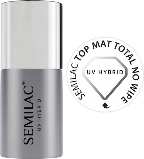 Semilac Top Coat για Ημιμόνιμα Βερνίκια Matte 7ml