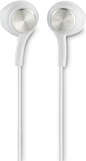 HAMA Ocean Ii În ureche Handsfree cu două căști cu mufă 3.5mm Alb