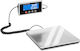 Postal Platform Scale Packages 275x275mm Power Supply + Batteries 200kg 100g