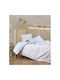 Kentia Baby Duvet Cover Set With Pillowcase Duviri Cielgrey Gray 100x140cm
