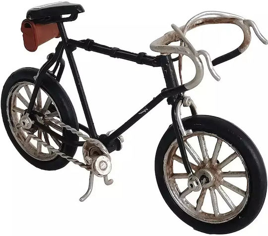 Schwarzes Metallfahrrad Miniatur 15cm