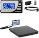 Industrielle Paketwaage bis zu 200 kg 50 g LCD USB