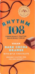 Rhythm 108 Био Веган Черен Шоколад и Портокал 100г 16572 Rhythm 108 Био Веган Черен Шоколад и Портокал 100г 16572