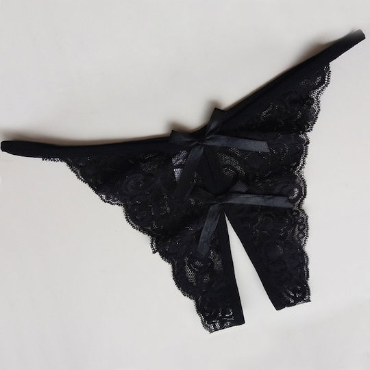 Infinity Box Γυναικείο Sexy Slip Μαύρο