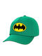 Koupakoupa Kids' Hat Jockey Fabric Batman Green