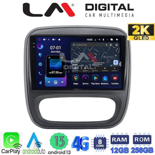 Ηχοσύστημα Αυτοκινήτου για Opel Vivaro Fiat Talento Nissan NV300 2014 > 2020 (Bluetooth/USB/WiFi/GPS/Apple-Carplay/Android-Auto)