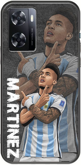 Fußballstars Lautaro Martinez Argentinien Oneplus Nord N20 SE Schwarzes TPU Schwarzes Silikon