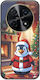 Xmas Animals Penguin Huawei Nova 12i Black Tpu Μαύρη Σιλικόνη