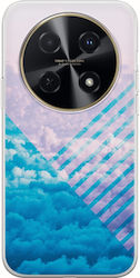 Wolken Huawei Nova 12i Flexibles TPU Transparentes Silikon Wolken Huawei Nova 12i Flexibles TPU Transparentes Silikon