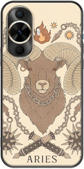 Zodiac Berbec Huawei Nova 12s Negru TPU Silicon