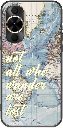 Wanderlust Huawei Nova 12s Schwarzes TPU Schwarzes Silikon
