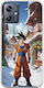Xmas Anime Son Goku Motorola Moto G54 5g Flexible TPU Transparent Silicone