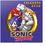 Wall Calendar 2025 30x30cm Sonic