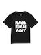 Μωρουδιακό Κοντομάνικο Tshirt " Παοκ Ειμαι Αφου Paok " Black