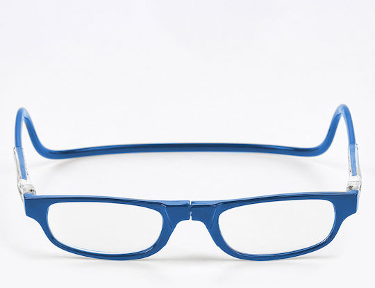 Reading Glasses +3.50 with Magnet in Blue color AG-A008