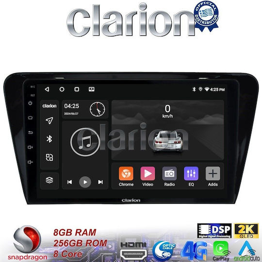 Clarion Автомобилна Аудио Система (Блутут/USB/WiFi/GPS/Apple-Carplay/Android-Auto) с Тъчскрийн 9"