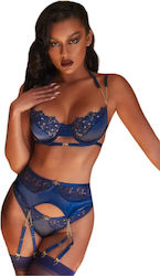 Usine Lingerie Set Sexy pentru femei Albastru