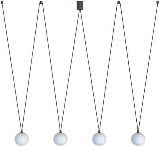 Nowodvorski Pendant Light Black for 4 Bulbs G9