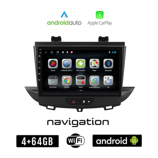Booma Car Audio System for Opel Crossland X 2017 (Bluetooth/USB/WiFi/GPS/Apple-Carplay/Android-Auto) with Touch Screen 9"